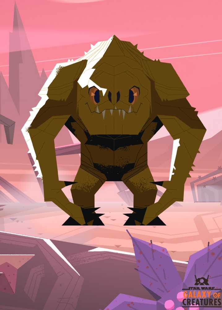 Galaxy Of Creatures Plush Rancor Star Wars   ROTJ - Hasbro (Star Wars Galaxy of Creatures) action figure collectible [Barcode 9394340922232677] - Main Image 4