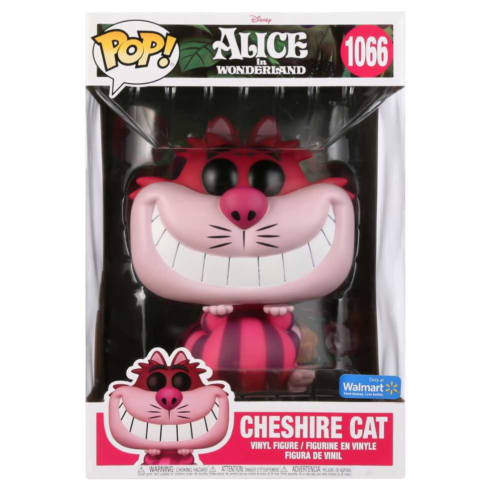 1066 Cheshire Cat (Size) - Disney: Alice in Wonderland - Funko Jumbo (Funko Pop! Jumbo) action figure collectible [Barcode 889698561433] - Main Image 3