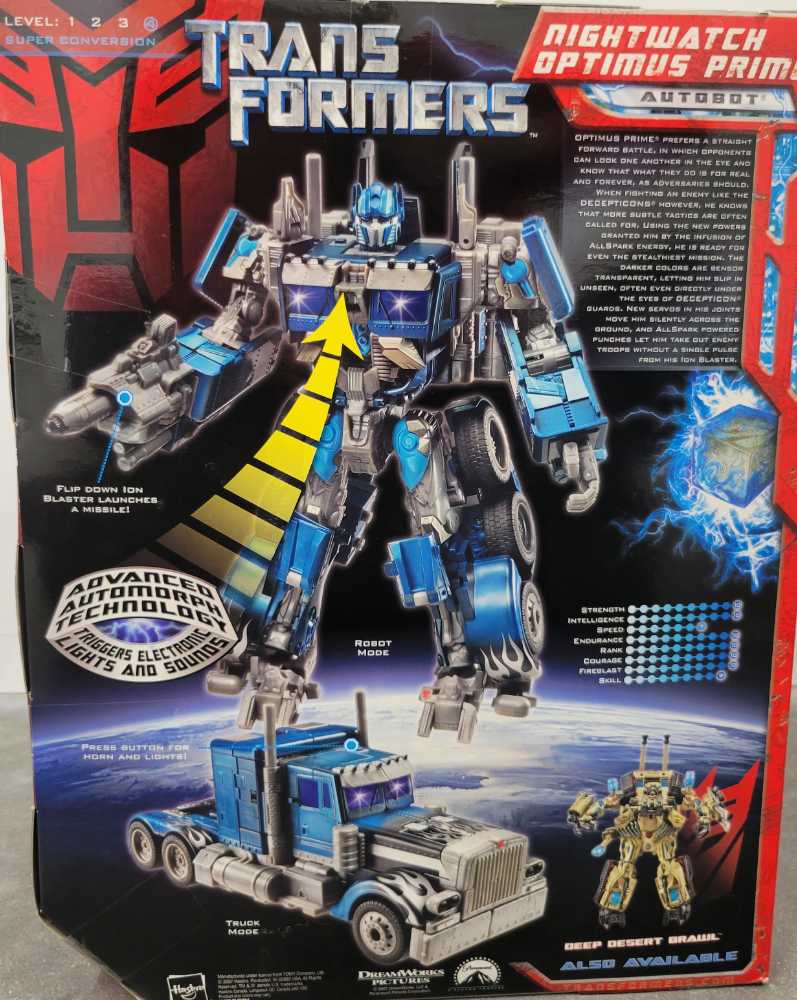 Optimus Prime Nightwatch Boxed - Hasbro (Movie) action figure collectible - Main Image 3