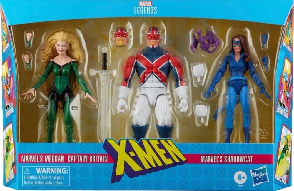 Marvel Legends Excalibur(Captain Brittain, Meggan and Shadowcat) - Hasbro (Marvel Legends) action figure collectible [Barcode 5010993921287] - Main Image 5