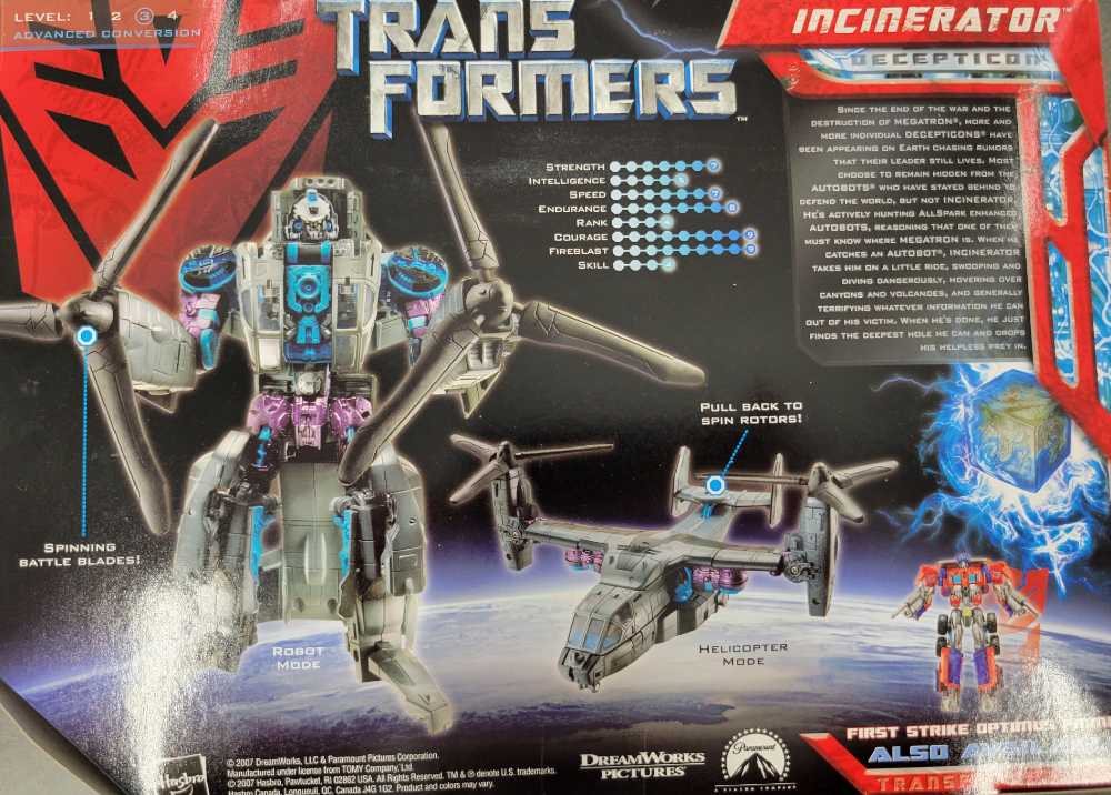 Incinerator 1st Boxed - Hasbro (Movie) action figure collectible - Main Image 3