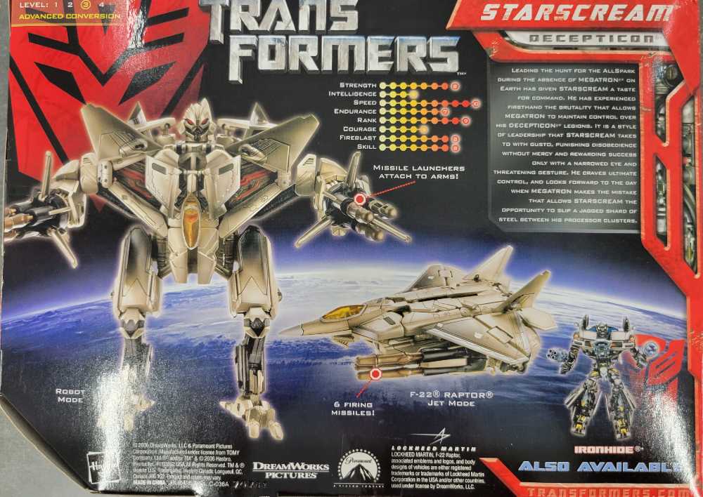Starscream 1st Boxed - Hasbro (Movie) action figure collectible - Main Image 3