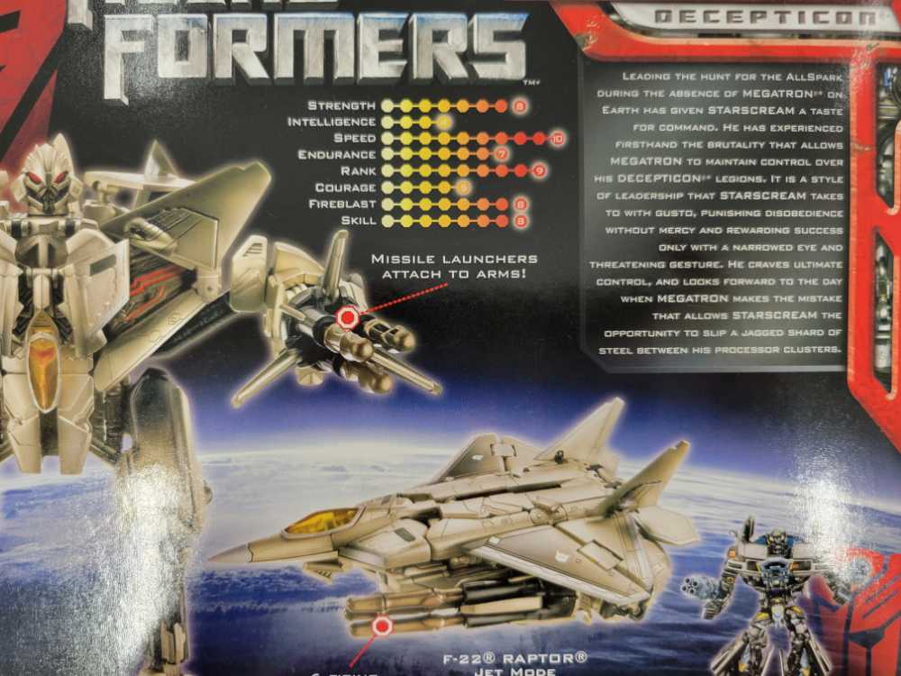 Starscream 1st Boxed - Hasbro (Movie) action figure collectible - Main Image 4