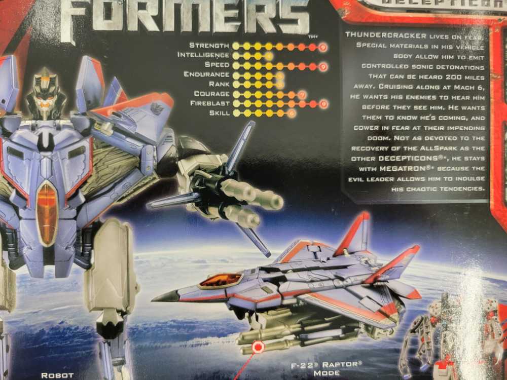 Thundercracker 1st Boxed - Hasbro (Movie) action figure collectible - Main Image 4
