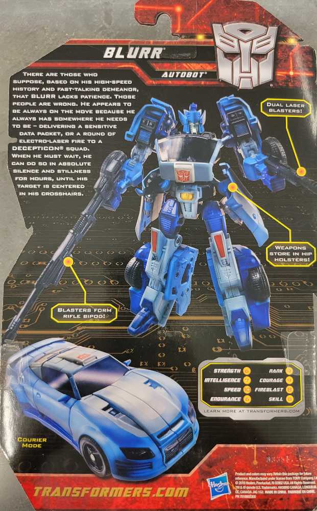 Blurr 1st Carded - Hasbro (Generations) action figure collectible - Main Image 3