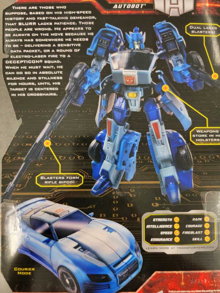 Blurr 1st Carded - Hasbro (Generations) action figure collectible - Main Image 4