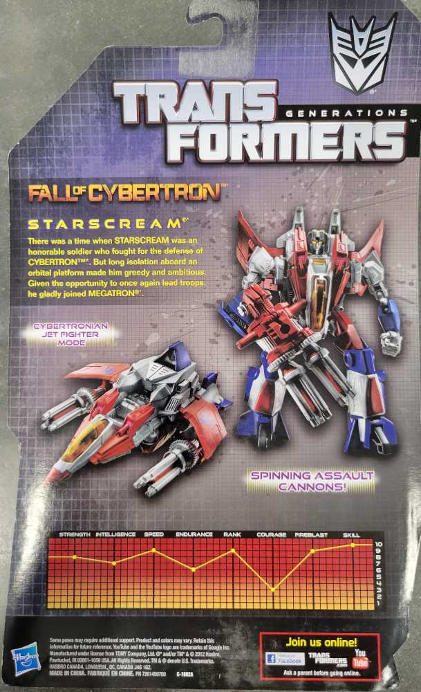 Starscream Carded - Hasbro (Generations War For Cybertron) action figure collectible - Main Image 3
