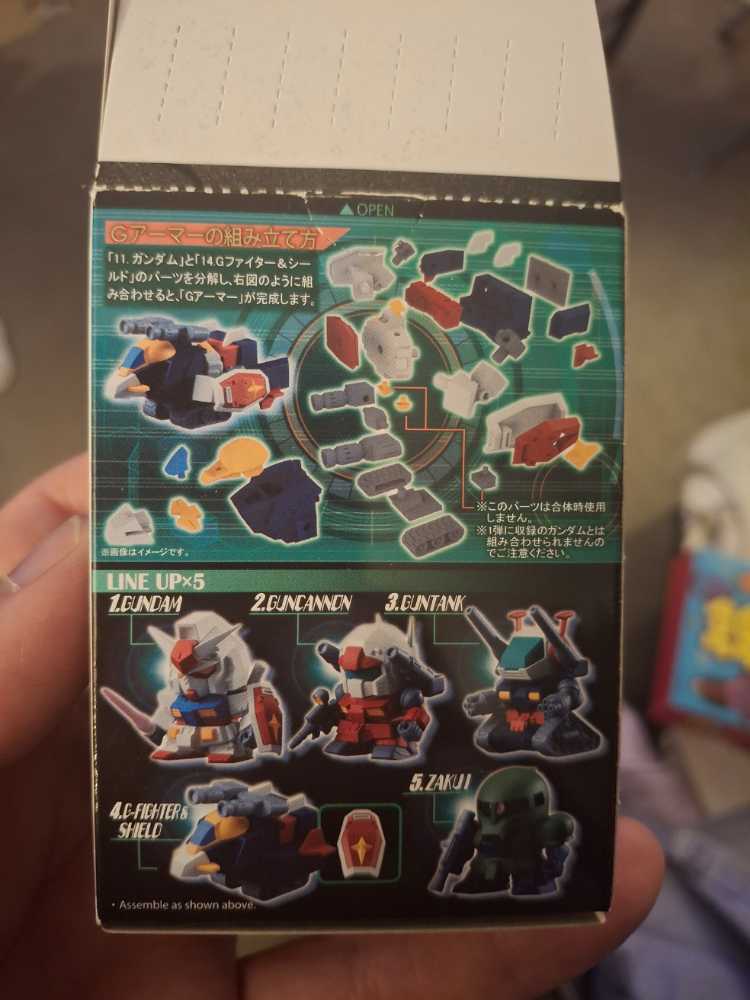 Bandai Hobby Shokugan Gundam Build Model 03 Figure Ban00822  action figure collectible [Barcode 4549660008224] - Main Image 2