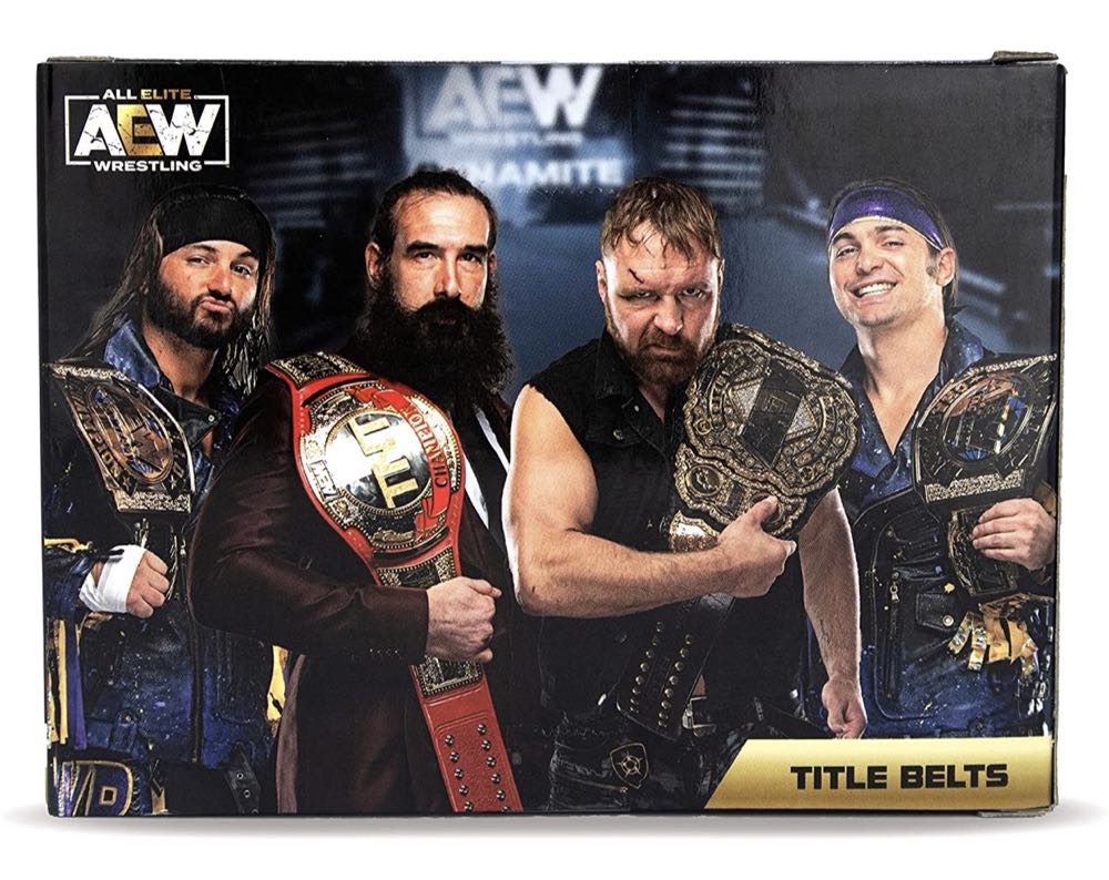 AEW - Title Belts X2 - Jazwares (AEW Unrivaled Collection) action figure collectible [Barcode 191726411185] - Main Image 2