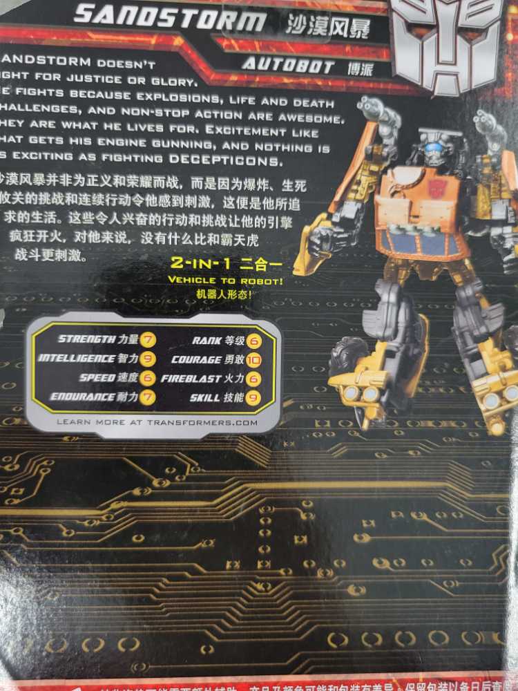 Sandstorm Toys"R"Us Carded - Hasbro (Generations GDO) action figure collectible - Main Image 4