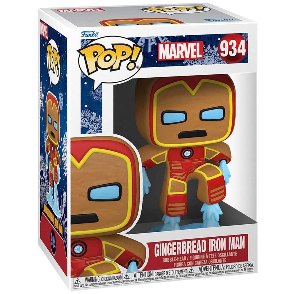 Gingerbread Iron Man (Marvel) 934  action figure collectible [Barcode 889698506588] - Main Image 2