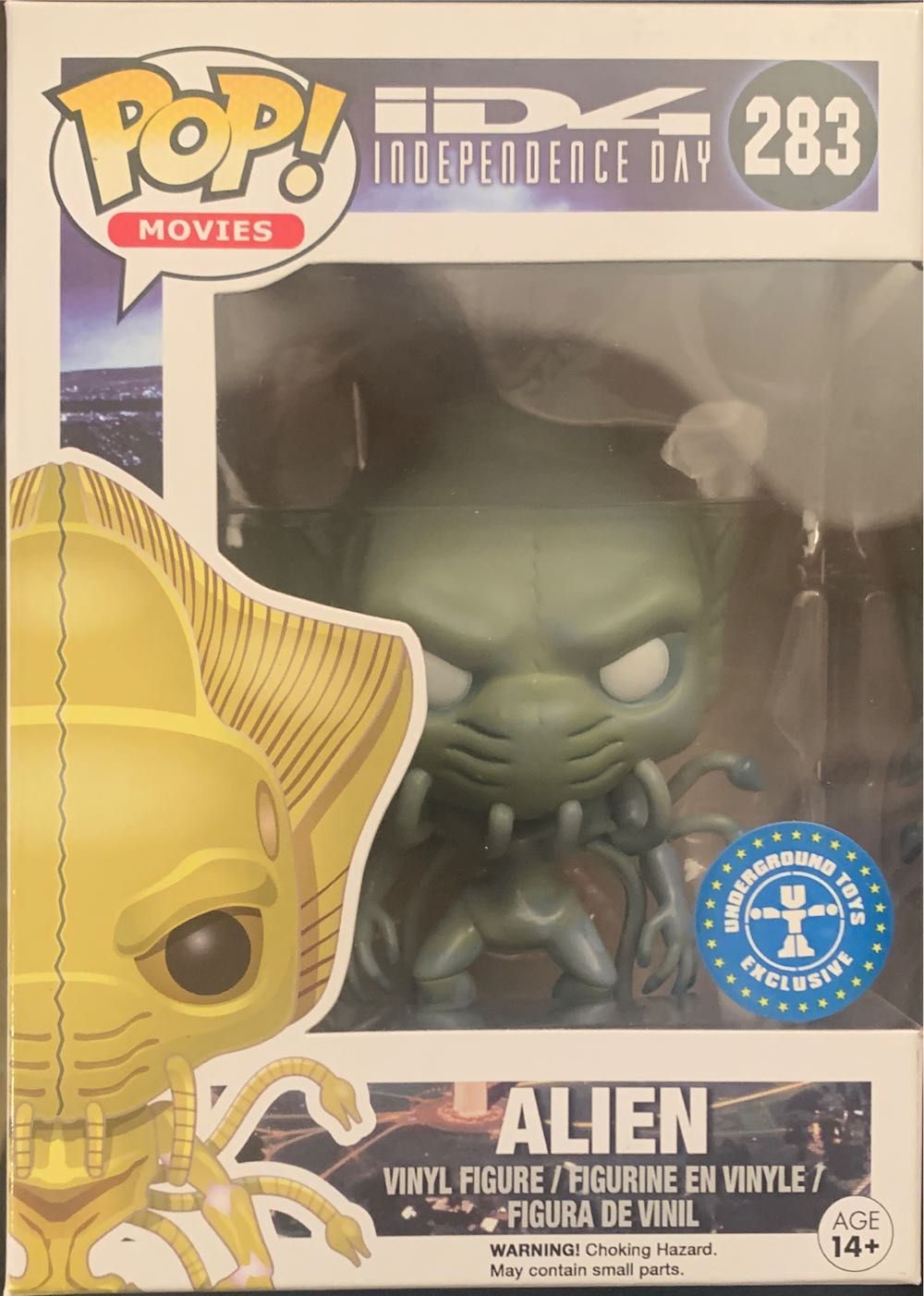 Alien (ID4 Independence Day) 283 “Undergraund Toys”  action figure collectible [Barcode 849803091583] - Main Image 2