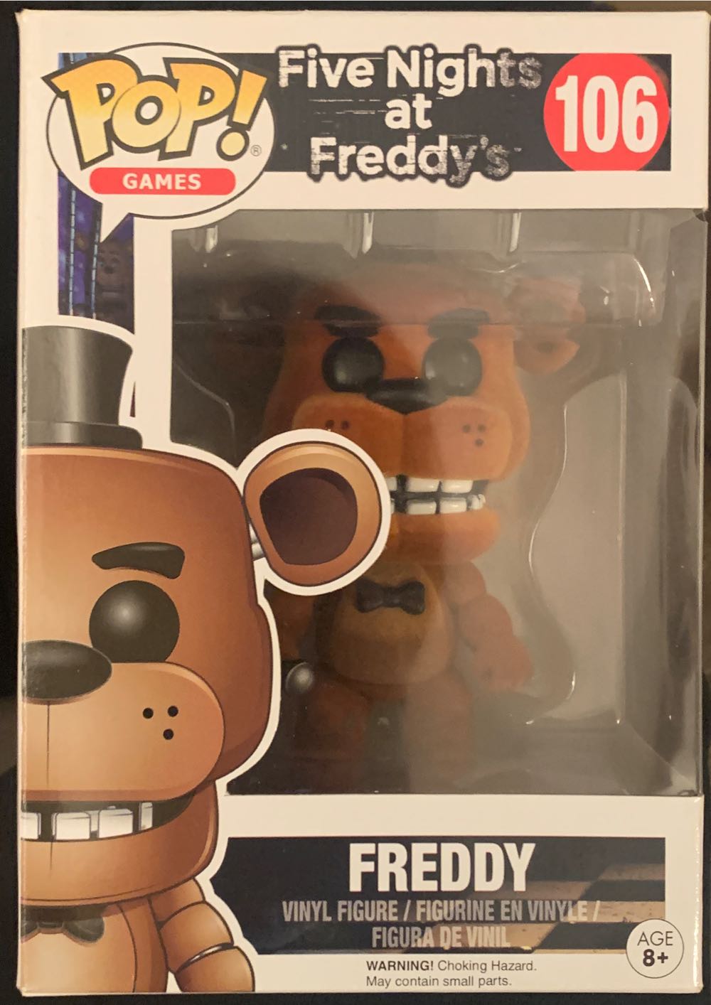 Freddy (Five Nights At Freddy’s) 106 Flocked  action figure collectible [Barcode 889698120197] - Main Image 2