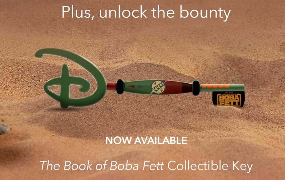 Disney  The Book Of Boba Fett - Star Wars Collectible Key - Disney Parks (Star Wars The Book of Boba Fett) action figure collectible [Barcode 465055861868] - Main Image 3