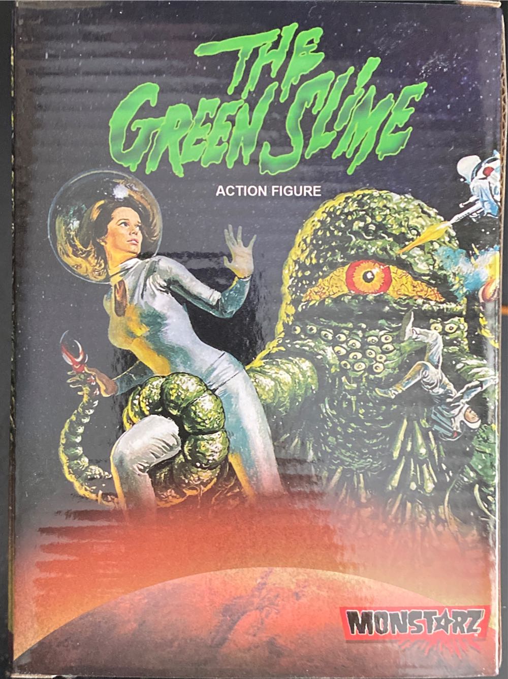 Monstarz The Green Slime Retro  action figure collectible [Barcode 893364002557] - Main Image 2