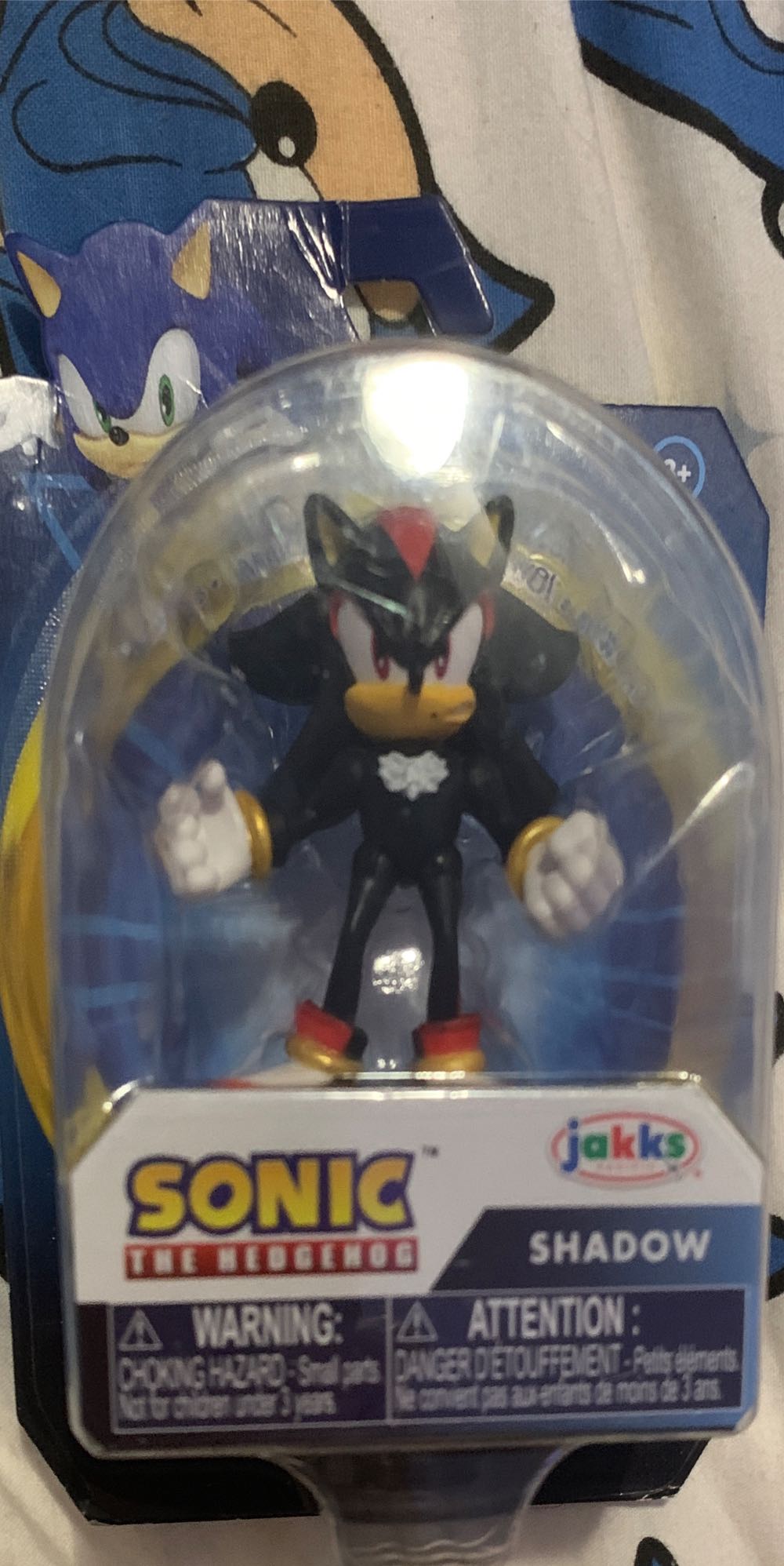 Sonic The Hedgehog Action Figure 2.5 Inch Shadow Collectible Toy - Jacks Pacific (Modern Style) action figure collectible [Barcode 192995403789] - Main Image 2
