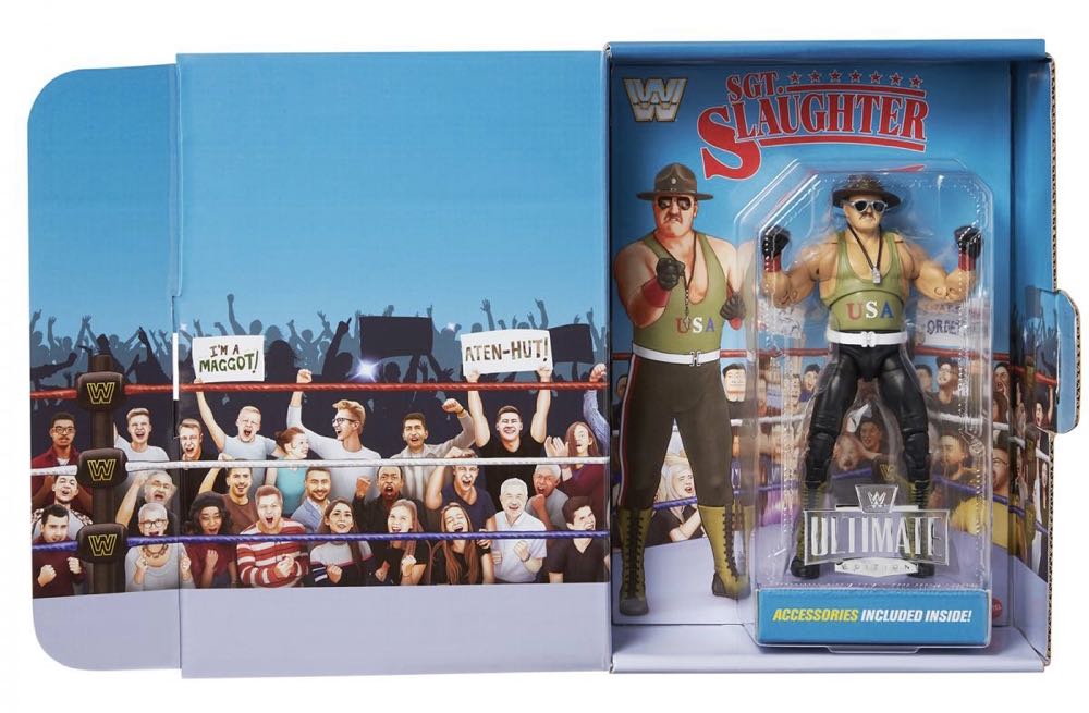 Sgt. Slaughter (Chase) - Mattel (WWE Ultimate Edition) action figure collectible [Barcode 194735034505] - Main Image 3