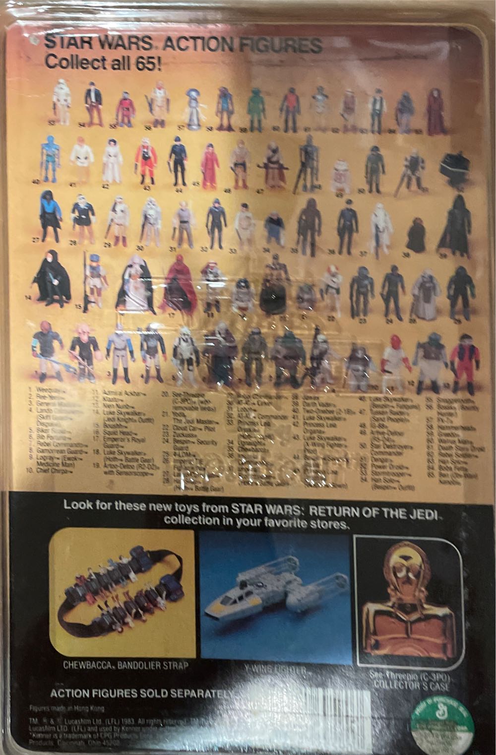 Star Wars Nien Nunb - Kenner (Retuen Of The Jedi) action figure collectible [Barcode 076281695907] - Main Image 2