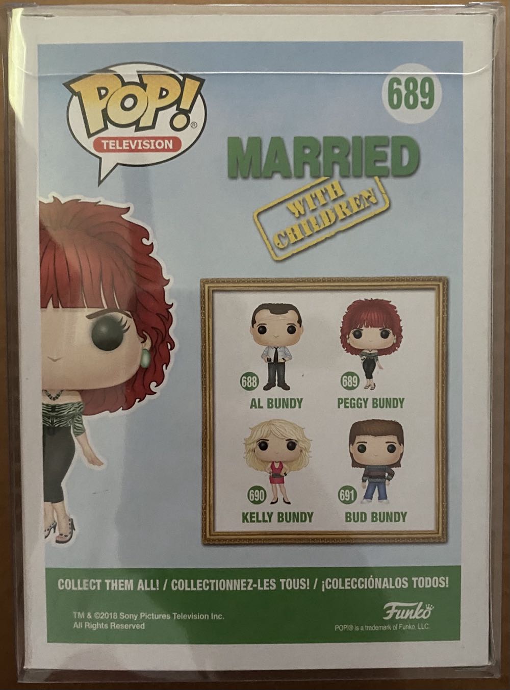 Pop! Television (Married With Children): #689 Peg Bundy - Funko (Funko Pop) action figure collectible [Barcode 889698322218] - Main Image 3