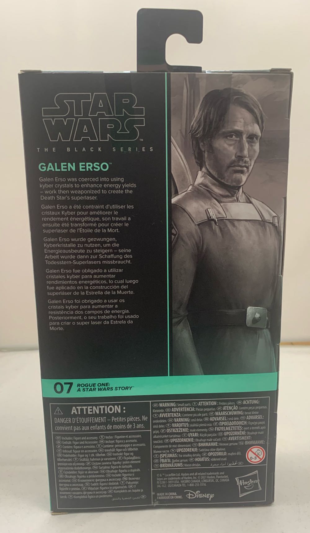Galen Erso - Hasbro (Rogue One: A Star Wars Story) action figure collectible [Barcode 5010993911905] - Main Image 2