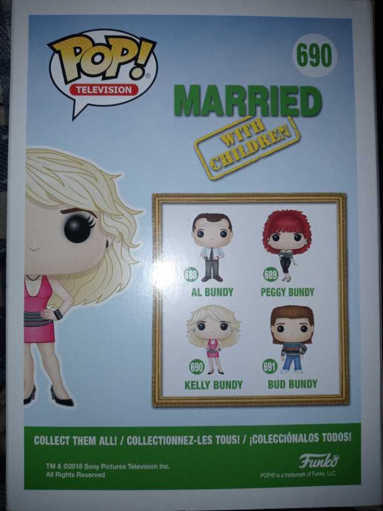 Pop! Television (Married With Children): #690 Kelly Bundy - Funko (Married With Children) action figure collectible [Barcode 889698322256] - Main Image 2