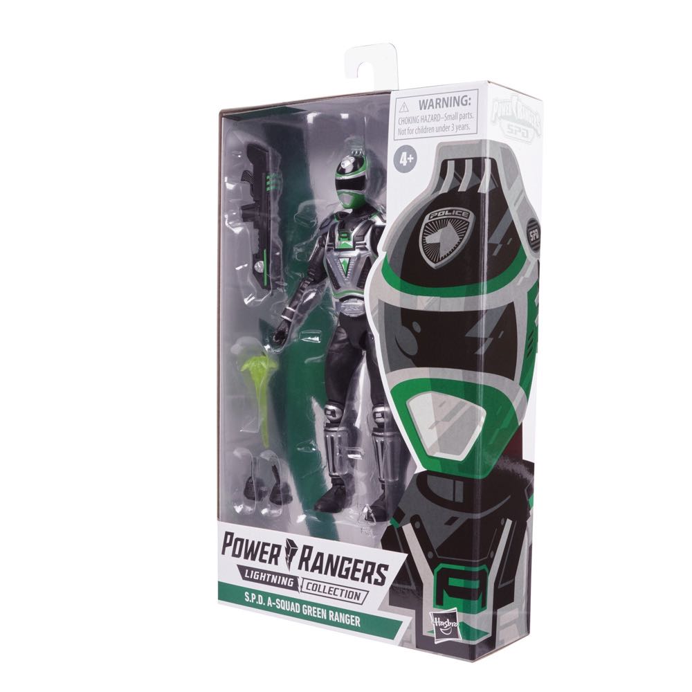 Green Ranger A-Squad - Hasbro (Power Rangers Lightning Collection) action figure collectible [Barcode 5010993856510] - Main Image 3
