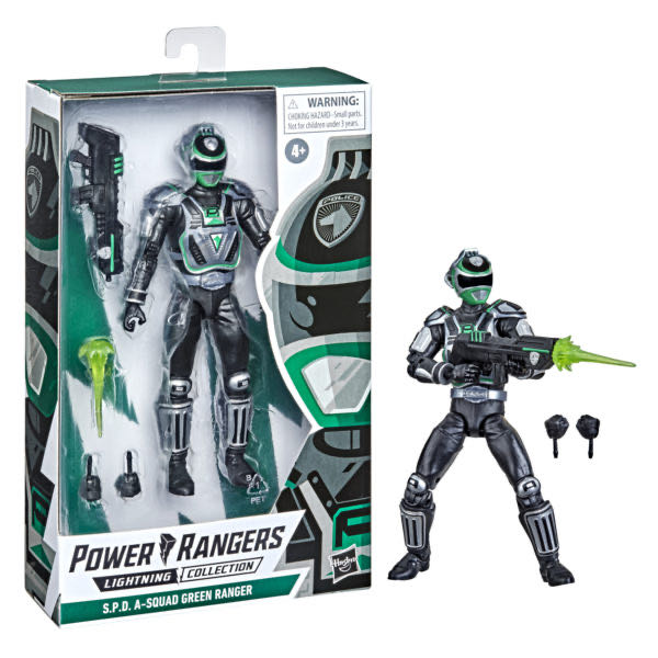 Green Ranger A-Squad - Hasbro (Power Rangers Lightning Collection) action figure collectible [Barcode 5010993856510] - Main Image 4