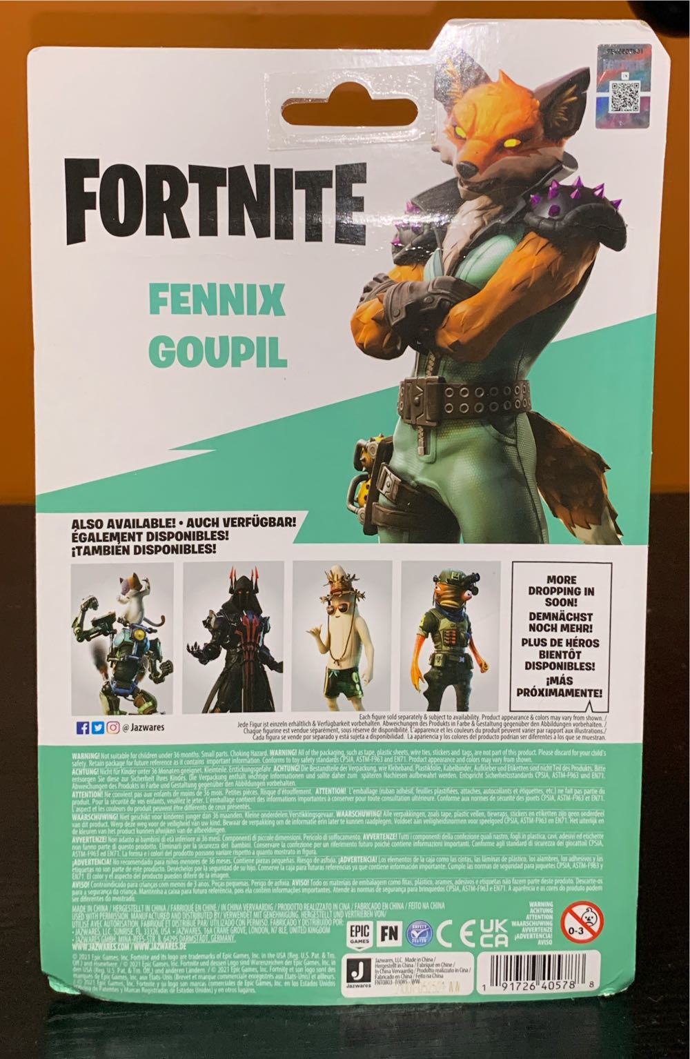 Fennix - Jazwares (Fortnite) action figure collectible [Barcode 191726405788] - Main Image 3