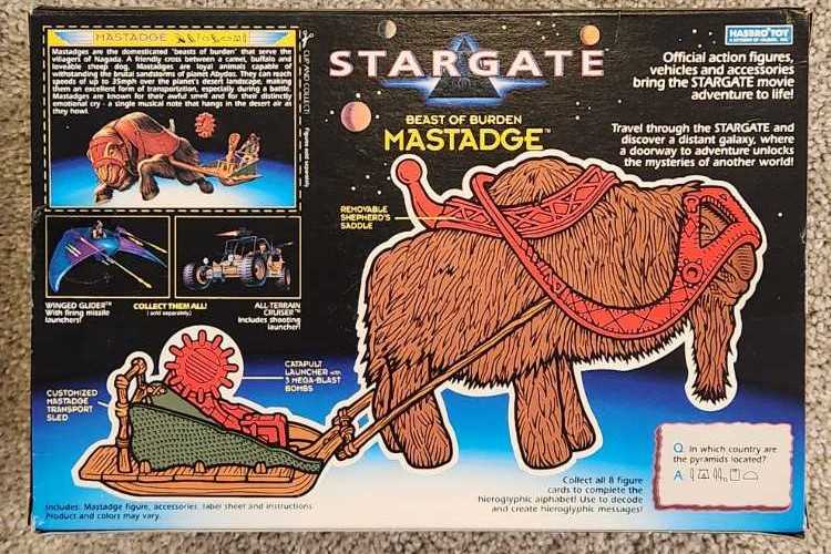 Mastadge (Beast Of Burden) - Hasbro (Stargate) action figure collectible [Barcode 038976890240] - Main Image 2