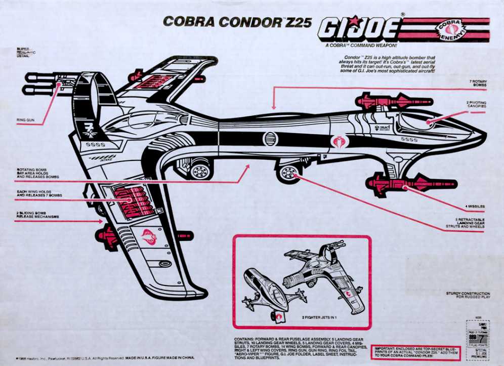 Cobra Condor - Hasbro (GI Joe Vintage) action figure collectible - Main Image 3