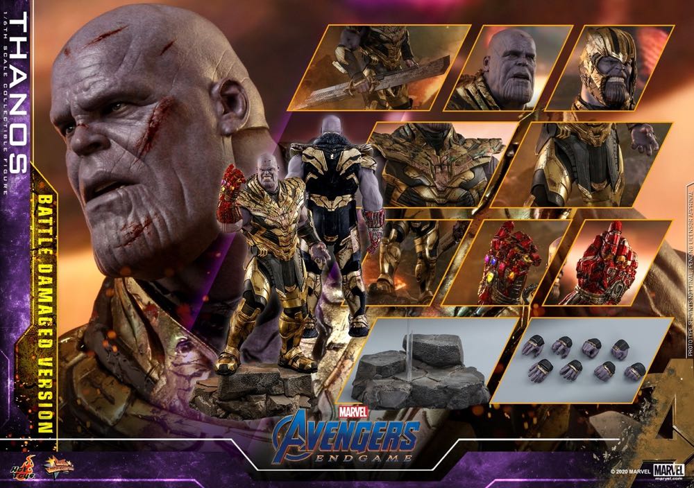 Thanos Endgame - Hot Toys (MARVEL) action figure collectible [Barcode 4895228604286] - Main Image 1