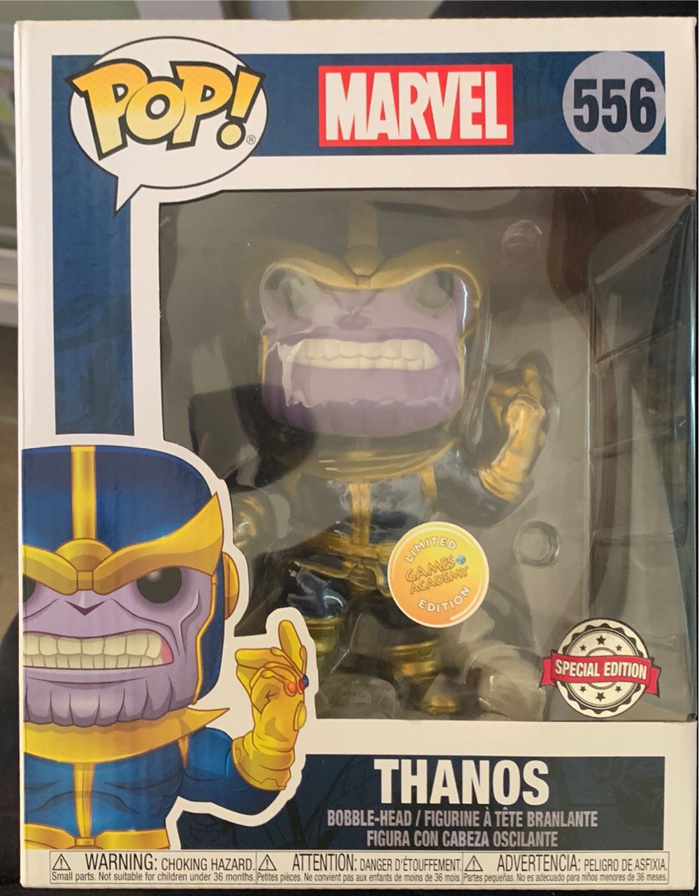 Thanos (Marvel) 556 Special Edition/ Limited Games Academy Edition  action figure collectible [Barcode 889698439688] - Main Image 2