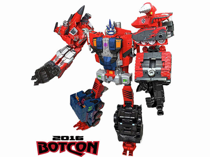 Transformers Botcon Predacus 2016 Combiner Wars Exclusive - Hasbro (Transformers Generations BotCon exclusive combiner) action figure collectible - Main Image 2
