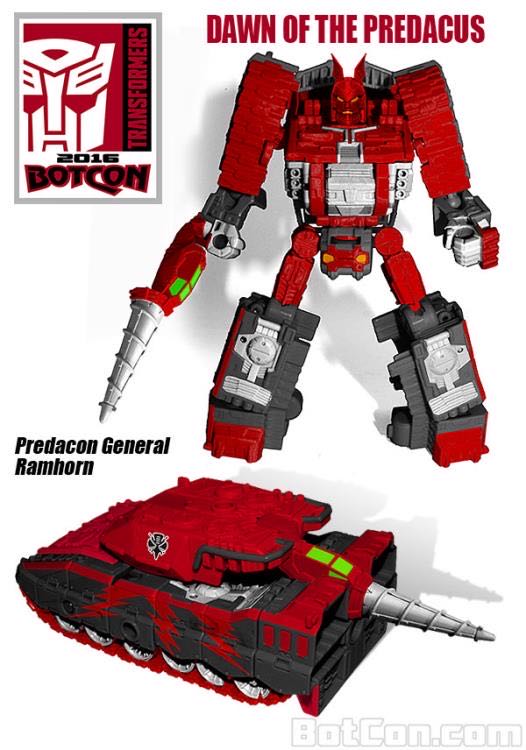 Transformers Botcon Predacus 2016 Combiner Wars Exclusive - Hasbro (Transformers Generations BotCon exclusive combiner) action figure collectible - Main Image 4