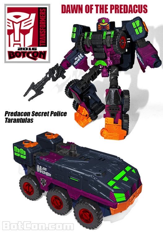 Transformers Botcon Predacus 2016 Combiner Wars Exclusive - Hasbro (Transformers Generations BotCon exclusive combiner) action figure collectible - Main Image 5