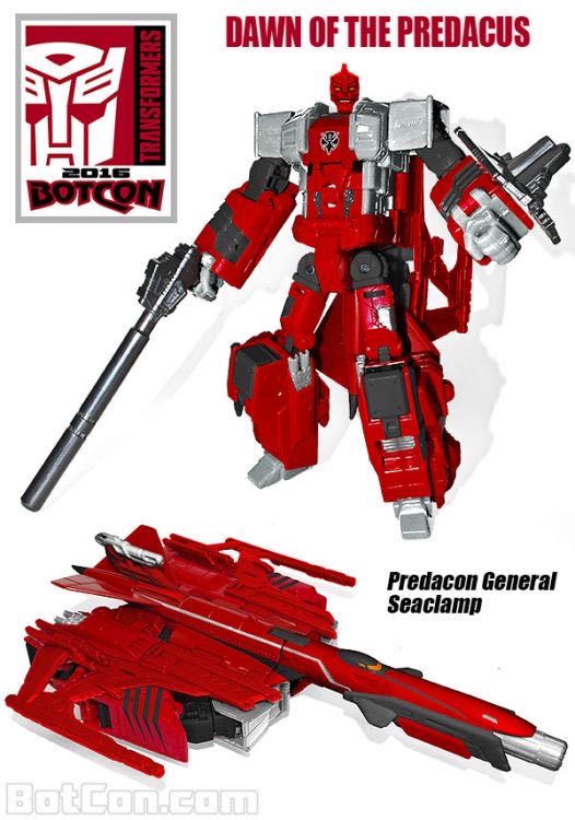 Transformers Botcon Predacus 2016 Combiner Wars Exclusive - Hasbro (Transformers Generations BotCon exclusive combiner) action figure collectible - Main Image 7