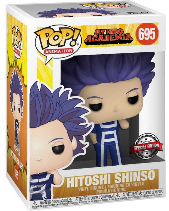 My Hero Academia Shinso Hitoshi Only At Gamestop # 695 - Funko (My Hero Academia) action figure collectible [Barcode 889698466349] - Main Image 2