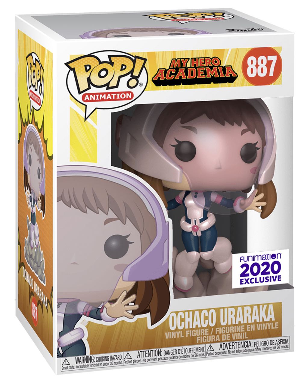 Ochaco Uraraka (My Hero Academia) 887 Fun Animation 2020 Exclusive  action figure collectible [Barcode 889698517287] - Main Image 2