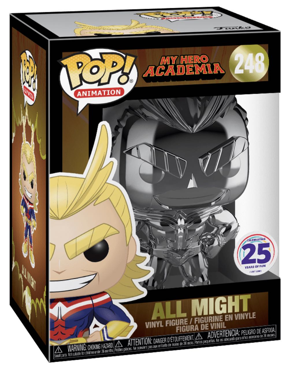 All Might (My Hero Academia) 248 Fun Animation 25 Years Of Fun  action figure collectible [Barcode 889698422802] - Main Image 2