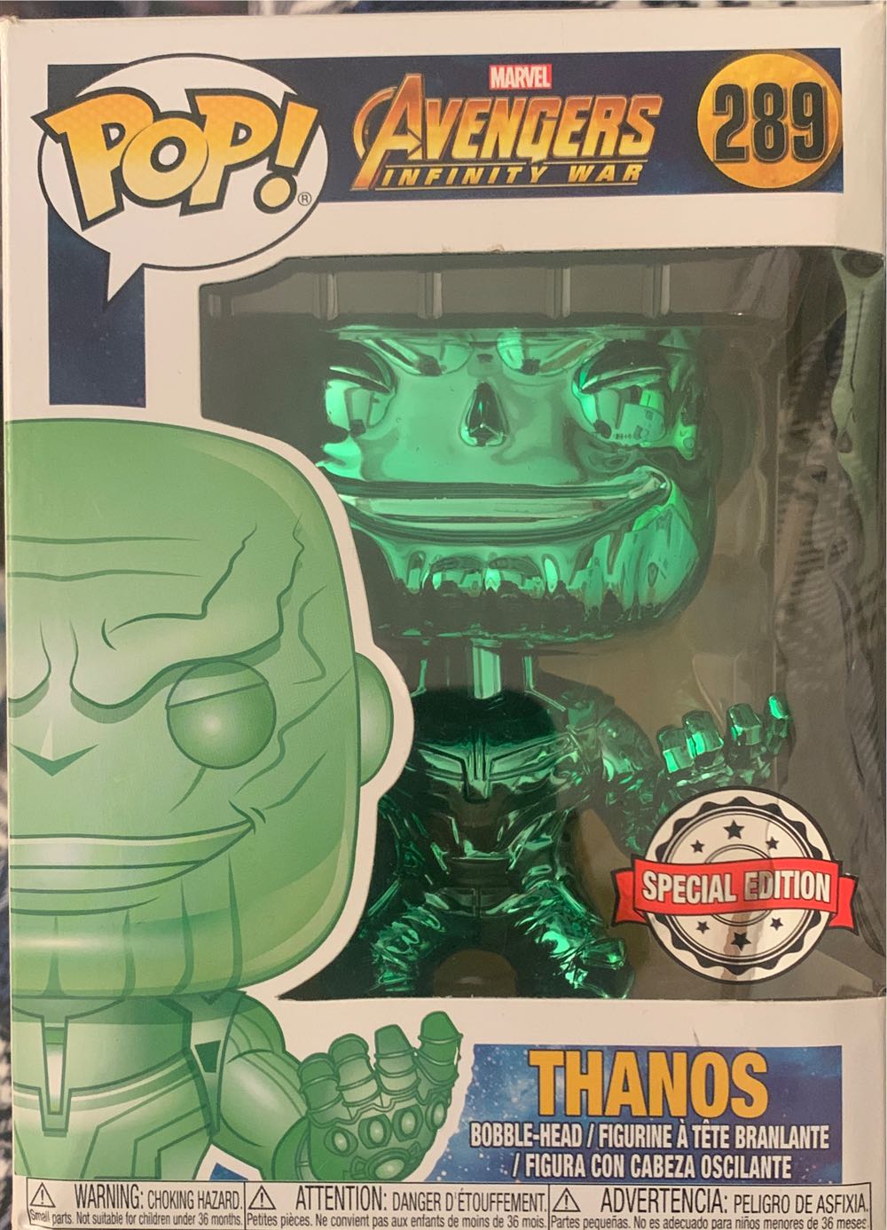 Thanos (Avengers Infinity War) 289 Special Edition  action figure collectible [Barcode 889698362184] - Main Image 2