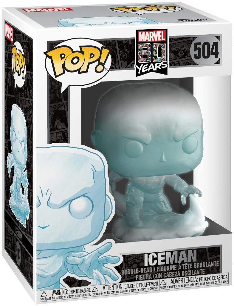 Funko POP! MARVEL 80 Years #504: Iceman - Funko (MARVEL 80 Years: First Apearance) action figure collectible [Barcode 889698407175] - Main Image 2