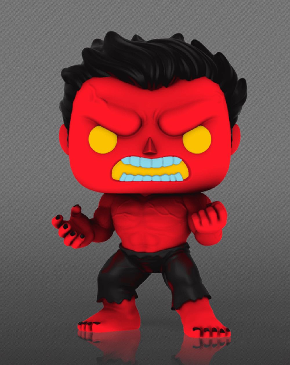 Red Hulk (Marvel) 854 Special Edition/ Glow Chase  action figure collectible [Barcode 889698550840] - Main Image 3
