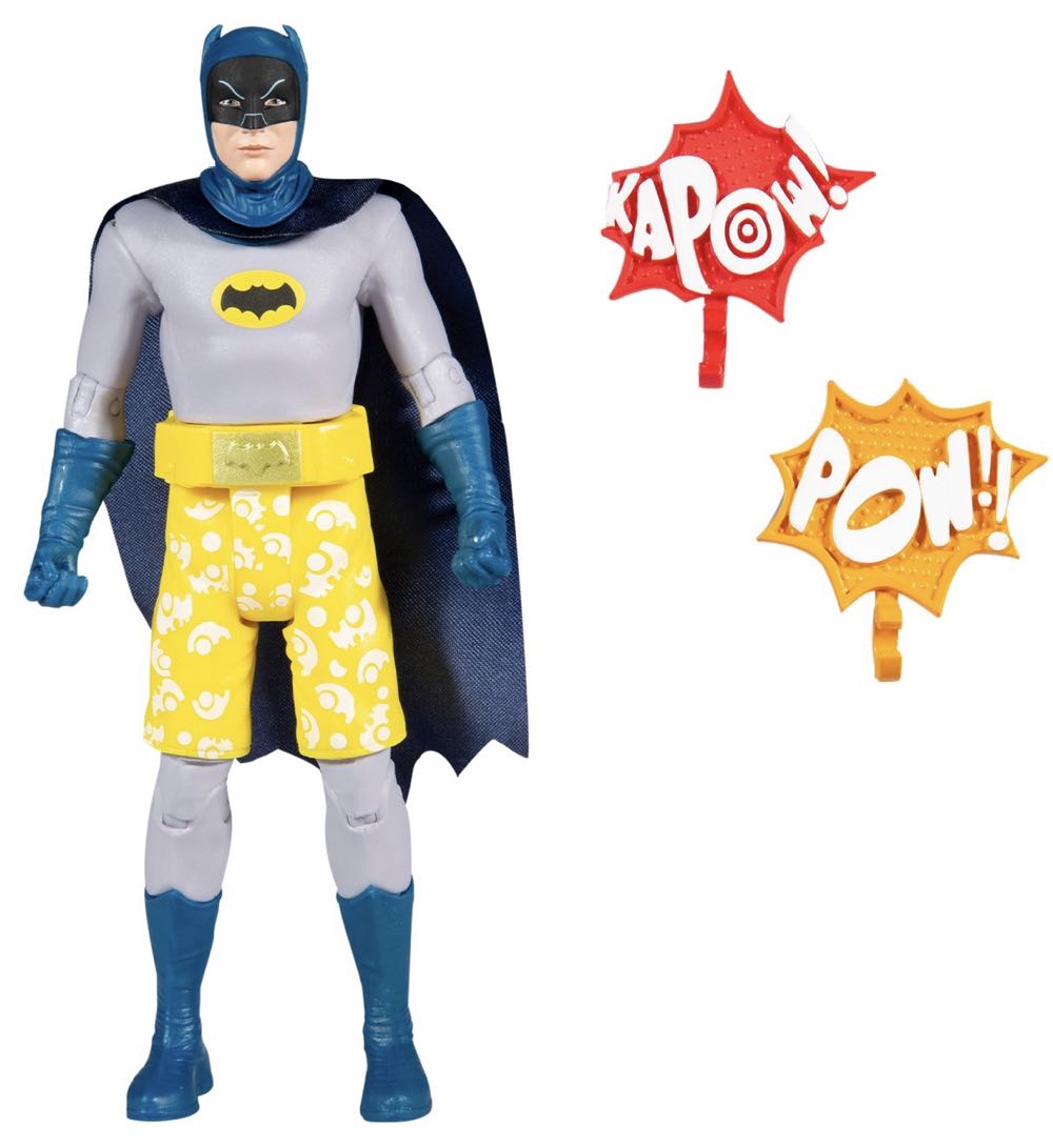 Batman In Swim Shorts - McFarlane Toys (Batman ‘66) (Batman 1966 Classic TV Series) action figure collectible [Barcode 787926150421] - Main Image 2