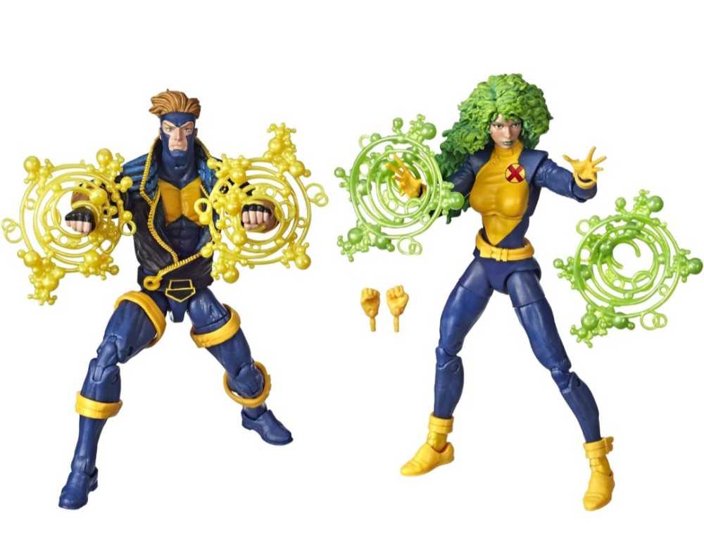 Marvel Legends Havok & Polaris Two-Pack - Hasbro (Marvel Legends) action figure collectible - Main Image 2