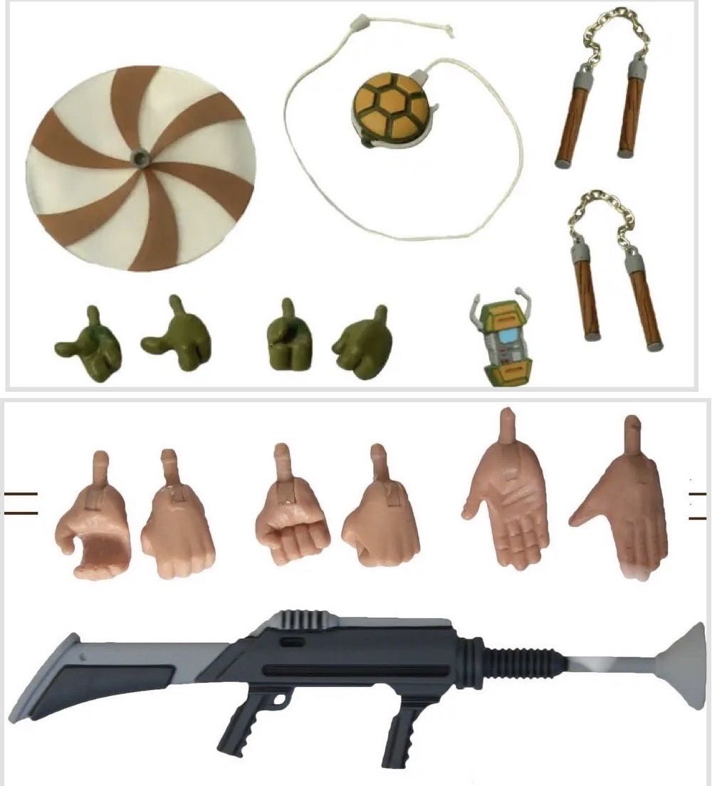 Michelangelo vs. Foot Soldier - NECA, Inc. (Teenage Mutant Ninja Turtles) action figure collectible - Main Image 4