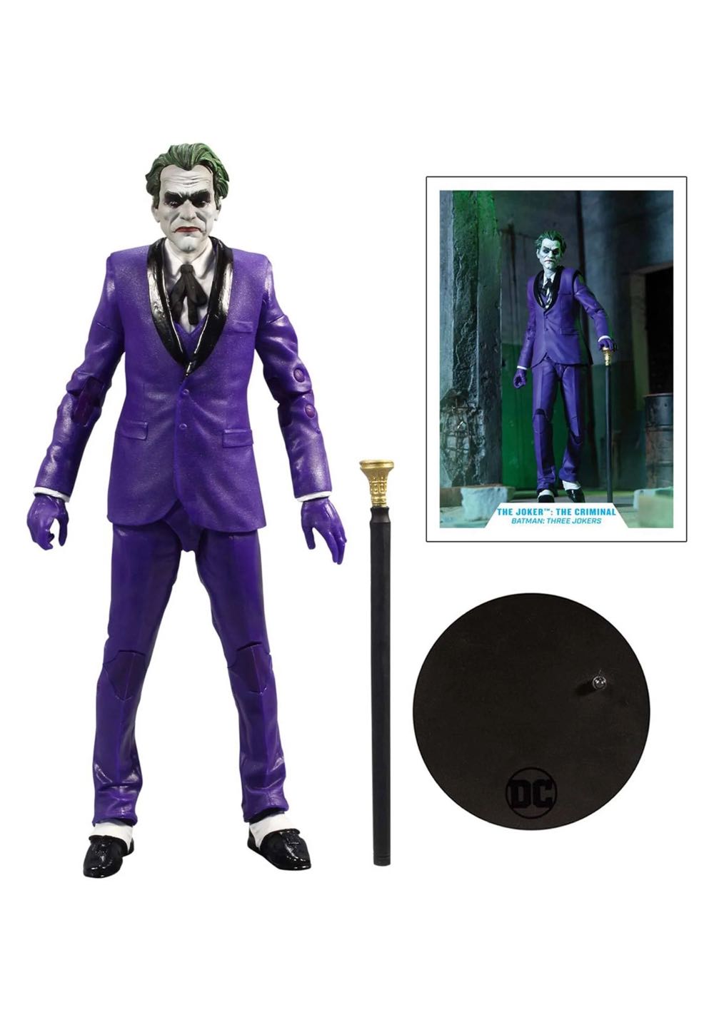 The Joker: The Criminal - McFarlane Toys (Batman: Three Jokers) action figure collectible [Barcode 787926301397] - Main Image 3