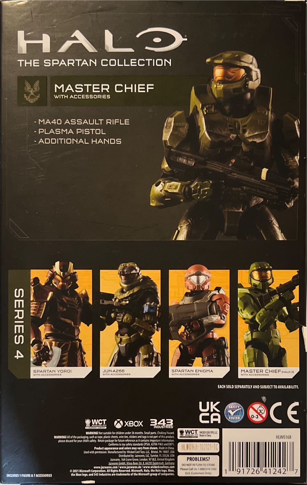 Master Chief - Jazwares (Halo Infinite) action figure collectible [Barcode 191726412427] - Main Image 2