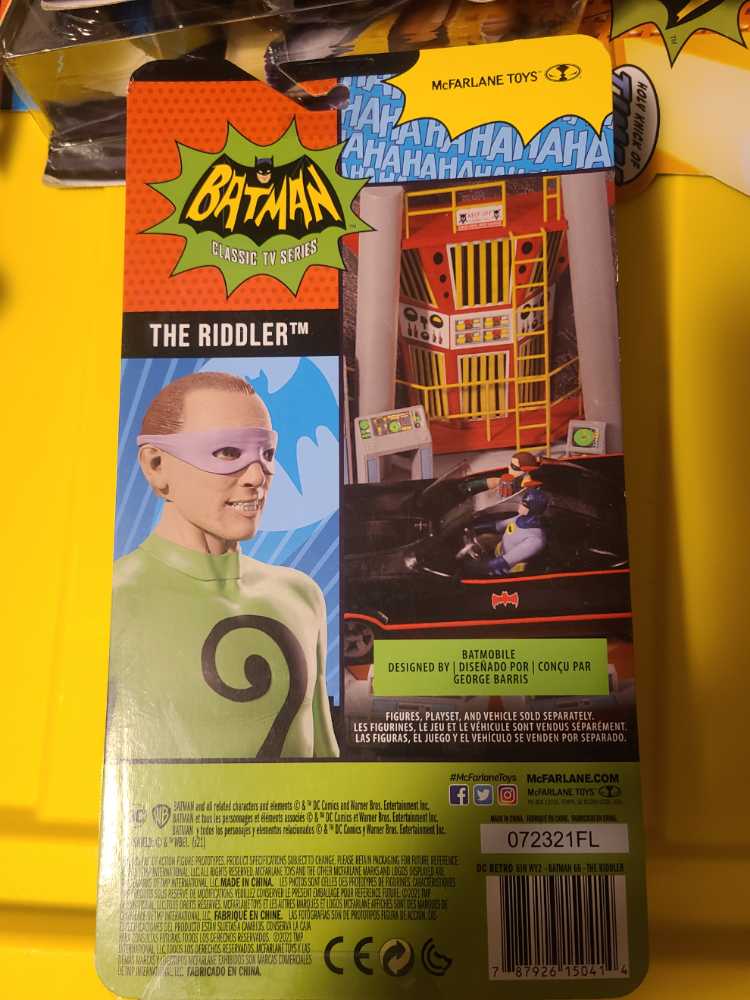 The Riddler - McFarlane Toys (Batman Classic Tv Series) action figure collectible [Barcode 787926150414] - Main Image 4