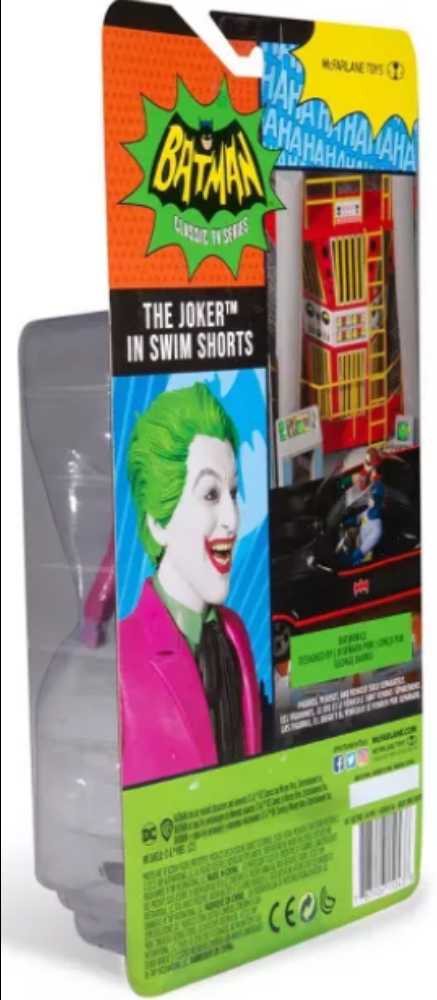The Joker In Swim Shorts - McFarlane Toys (DC Retro) (Batman Classic TV Series) action figure collectible [Barcode 787926150438] - Main Image 2