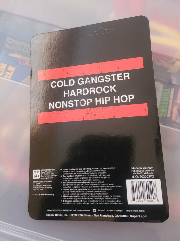 Super 7 RUN DMC Jason Mizell "Jam Master Jay” Reaction Action Figure - Super 7 / ReAction Figures action figure collectible [Barcode 840049809208] - Main Image 2